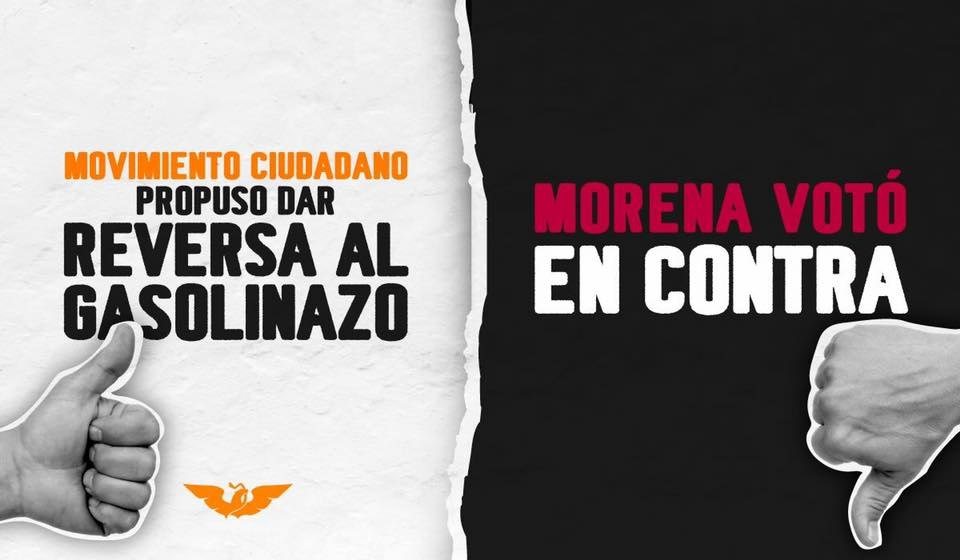 Morena rechaza dar reversa al gasolinazo; están sordos a la exigencia de los ciudadanos: Luis Manuel Antúnez