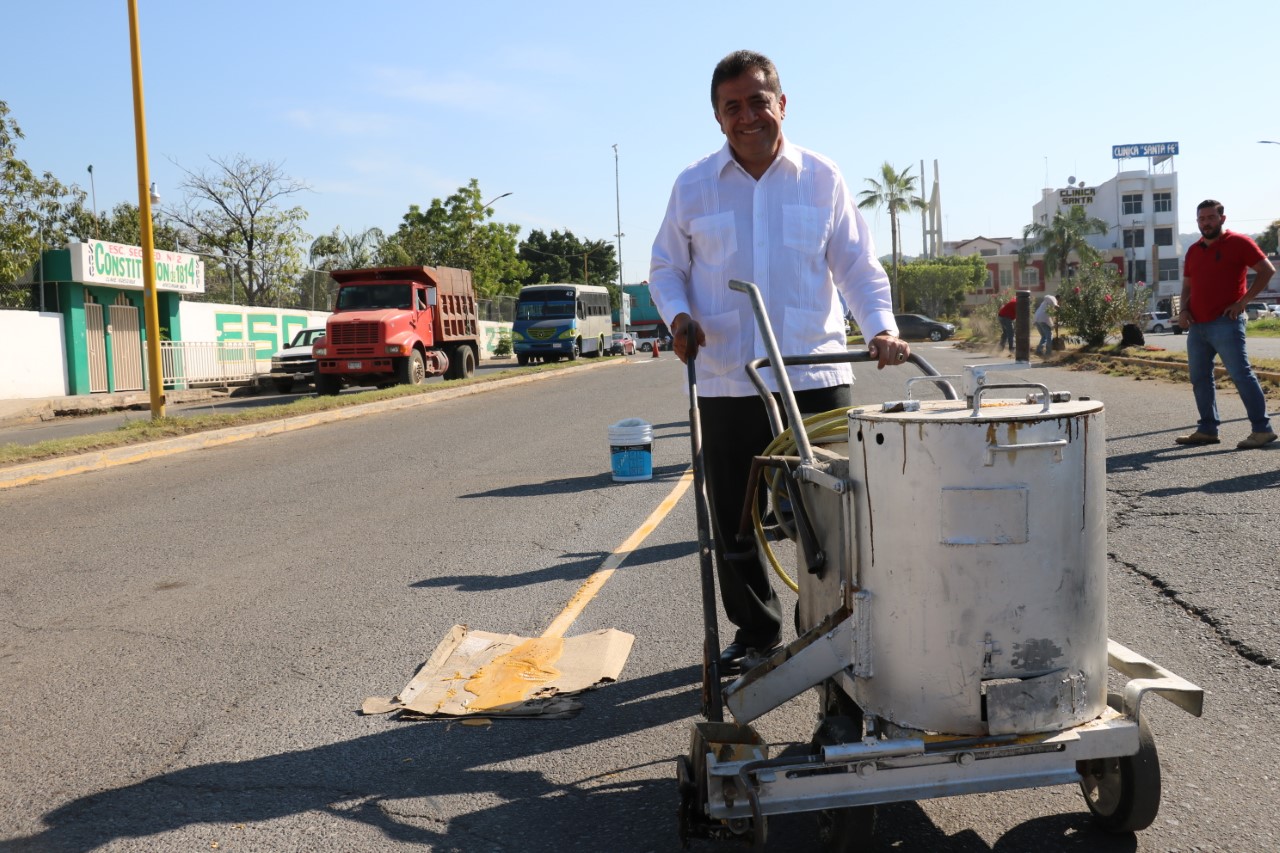 Continúa programa de embellecimiento urbano
