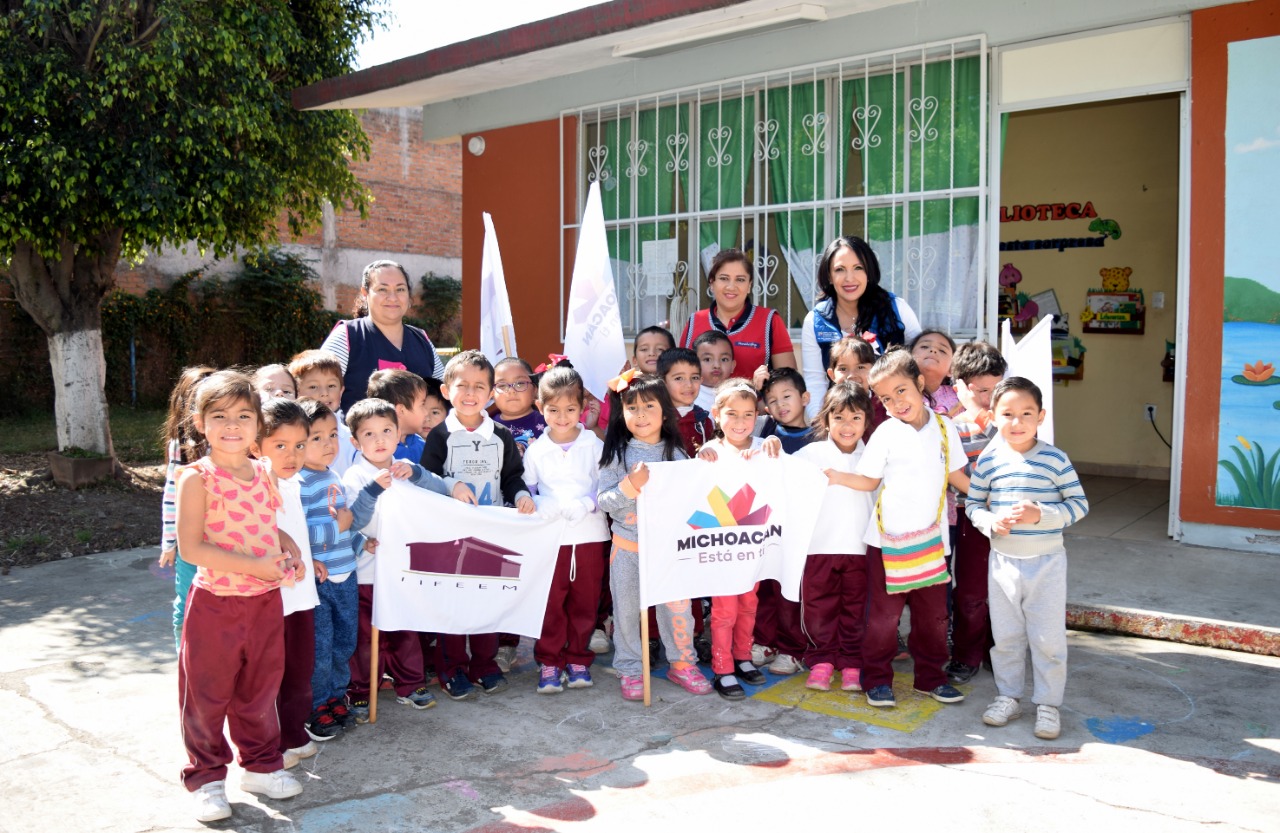 Mejora IIFEEM instalaciones de preescolar en Morelia