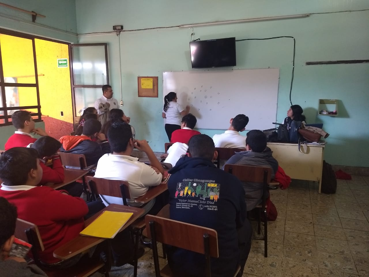 Promueve SSP medidas de prevención entre jóvenes, en Jacona