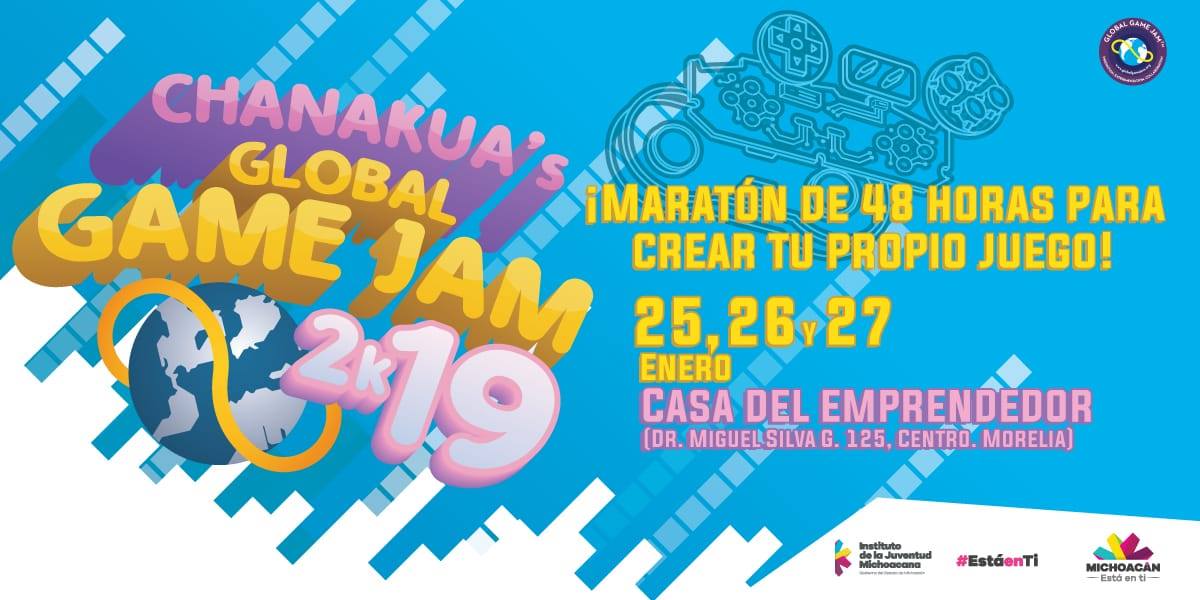 Instituto de la Juventud Michoacana trae la Global Game Jame 2019