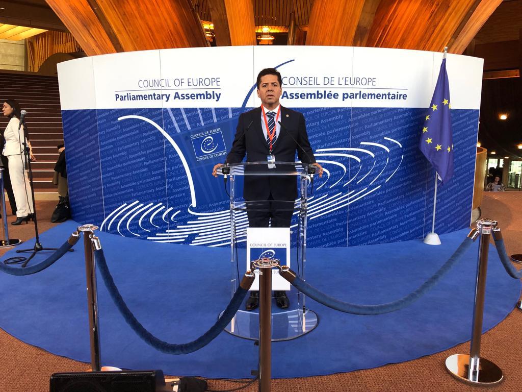 Toño García acude a sesión de apertura de la Asamblea Parlamentaria del Consejo de Europa