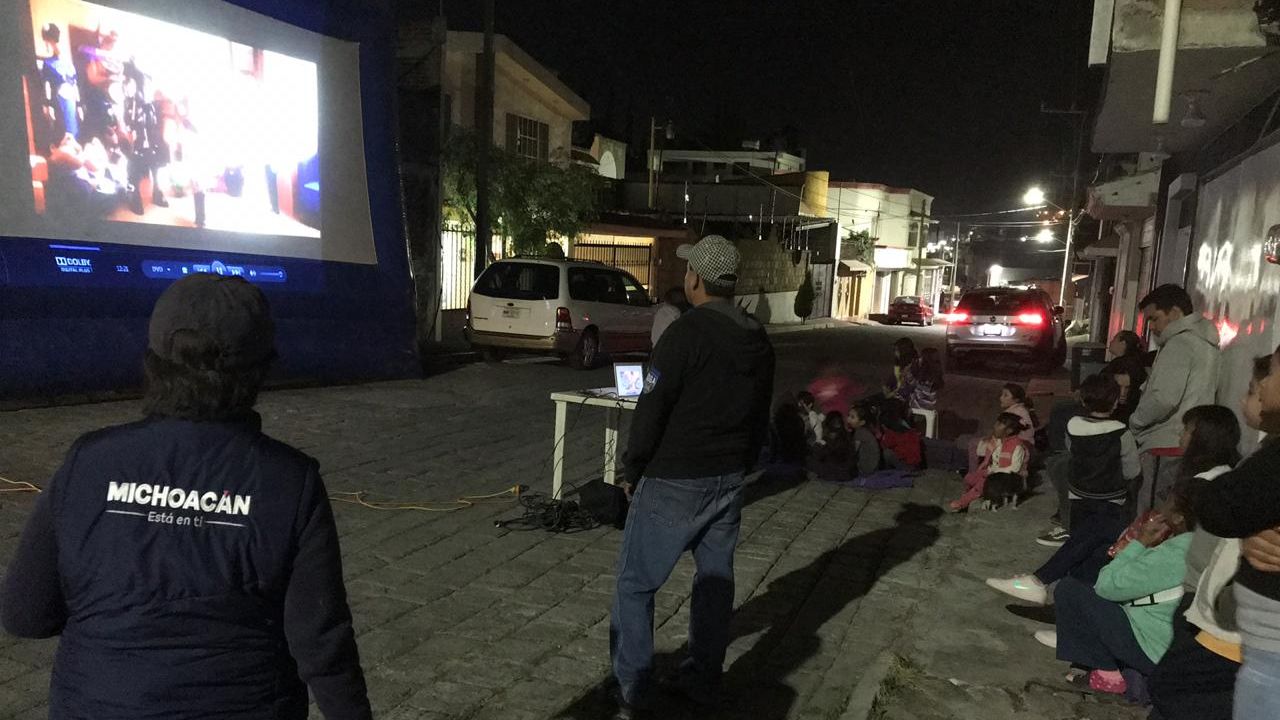 Lleva SSP el “Cine Valores” a Zitácuaro