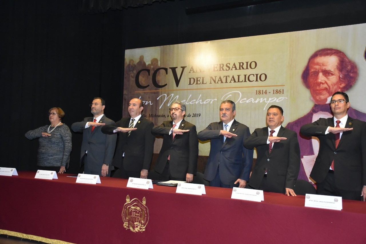 Poder Legislativo participa en los actos conmemorativos al natalicio de Melchor Ocampo