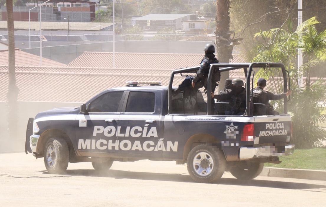 Intensifica Policía Michoacán labores de vigilancia en Numarán