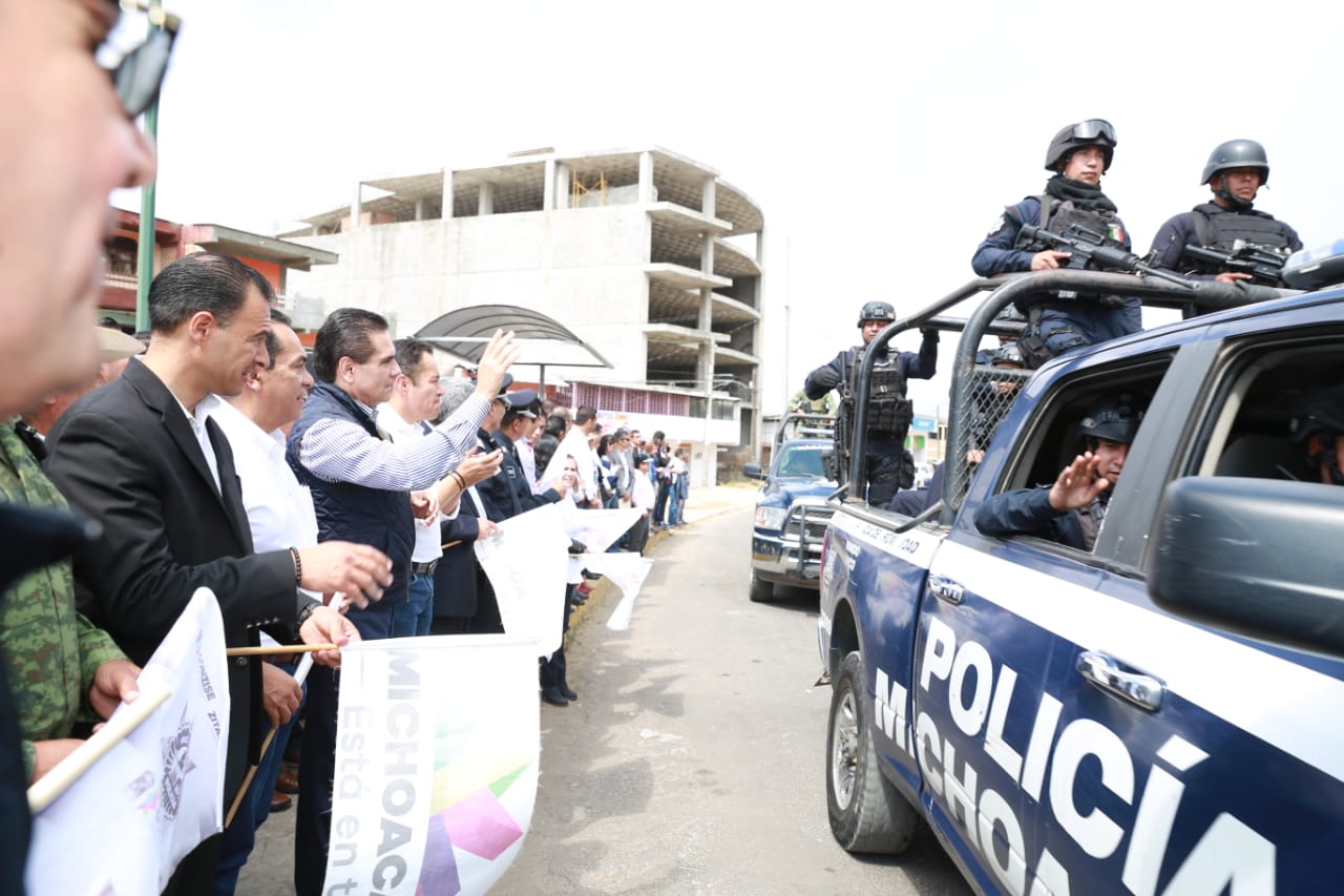 Encabeza Gobernador frente común para fortalecer estrategia de seguridad en Zitácuaro
