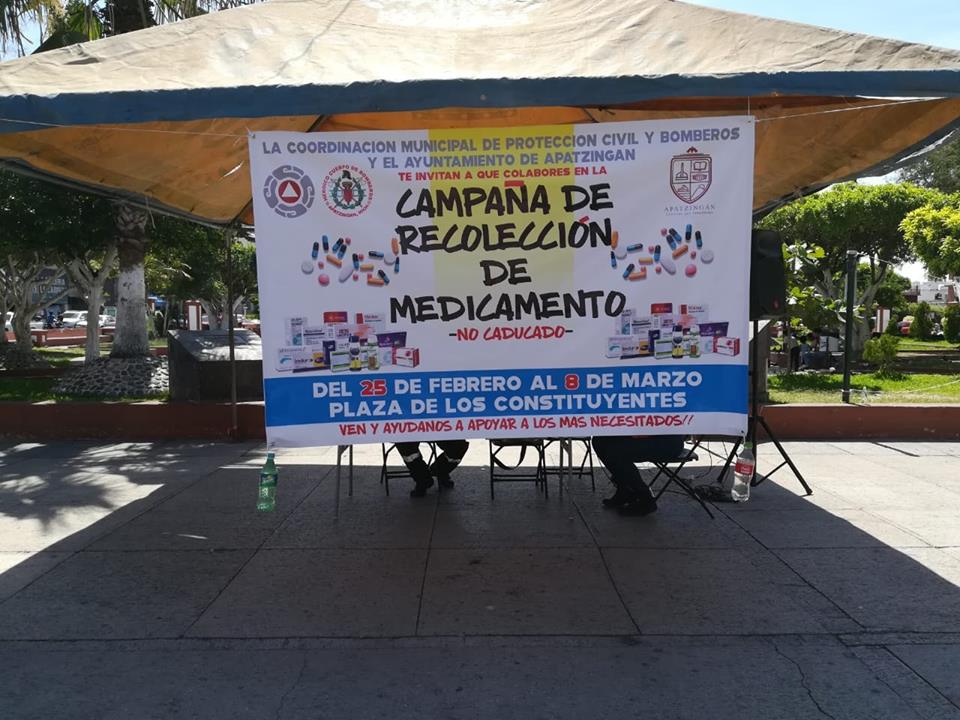 PC Apatzingán pone en marcha Colecta de Medicamento
