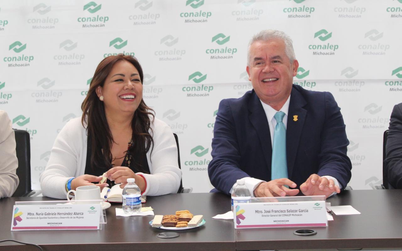 Suman esfuerzos Conalep y Seimujer, en beneficio de estudiantes