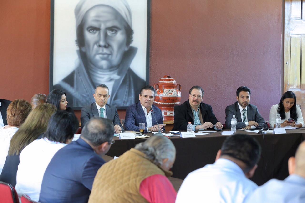 Coordinación estrecha con munícipes y legisladores, por el bienestar de Michoacán: Silvano Aureoles