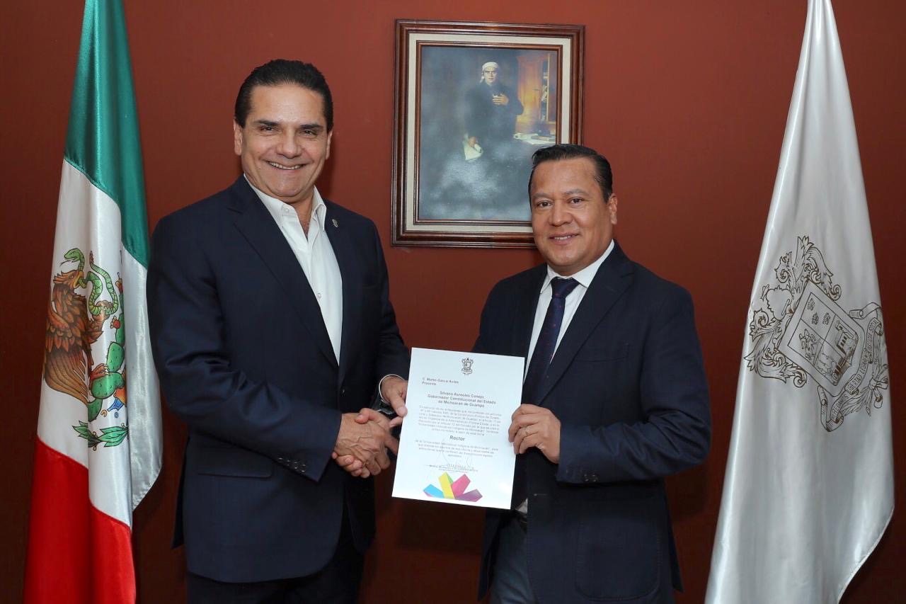 Nombra Gobernador a Martín García Avilés como rector de la UIIM