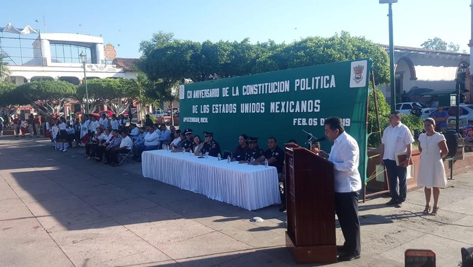 Conmemoran 102 Aniversario de la Constitución Política de México