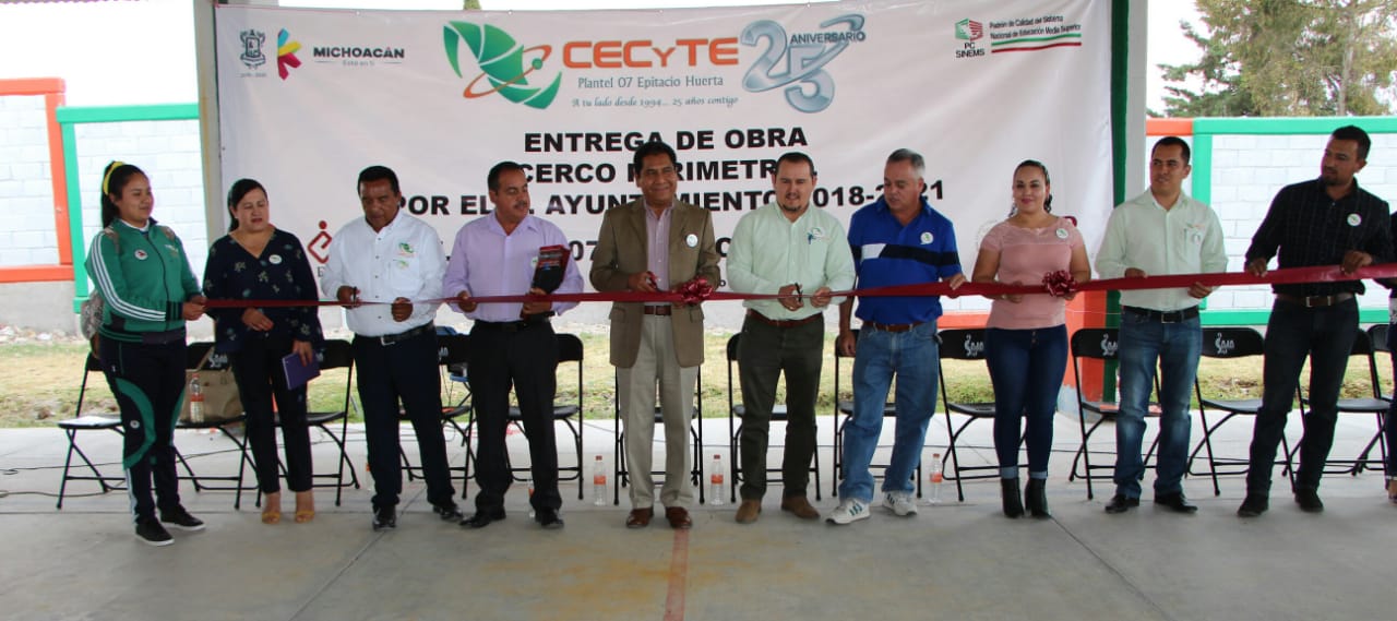 CECyTEM dignifica Plantel de Epitacio Huerta