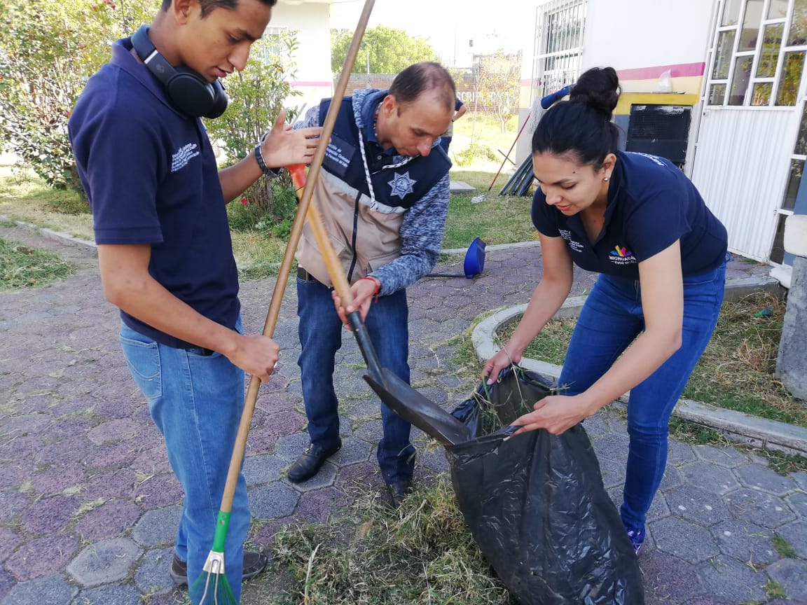 Con la recuperación de espacios, SSP trabaja en la reconstrucción del tejido social