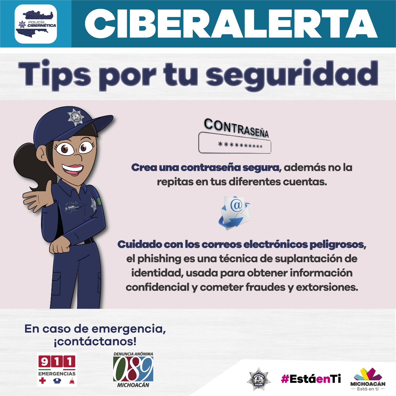 Emite Unidad Cibernética, recomendaciones para evitar el Phishing