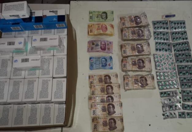 Asegura SSP a tres mujeres con más de 3 mil 600 pastillas de medicamento controlado
