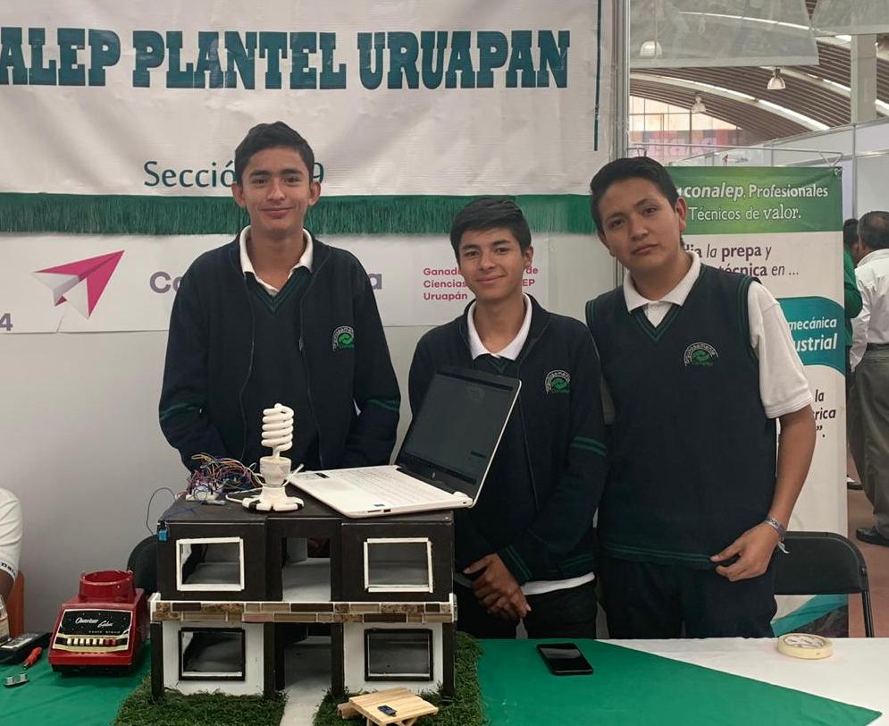 Estudiantes del Conalep Uruapan crean “Casa Domótica”