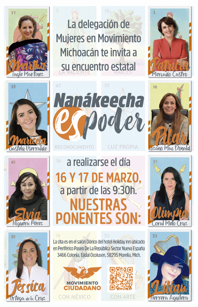 La política es nuestra” Nanákeecha es poder, encuentro estatal de mujeres: Movimiento Ciudadano