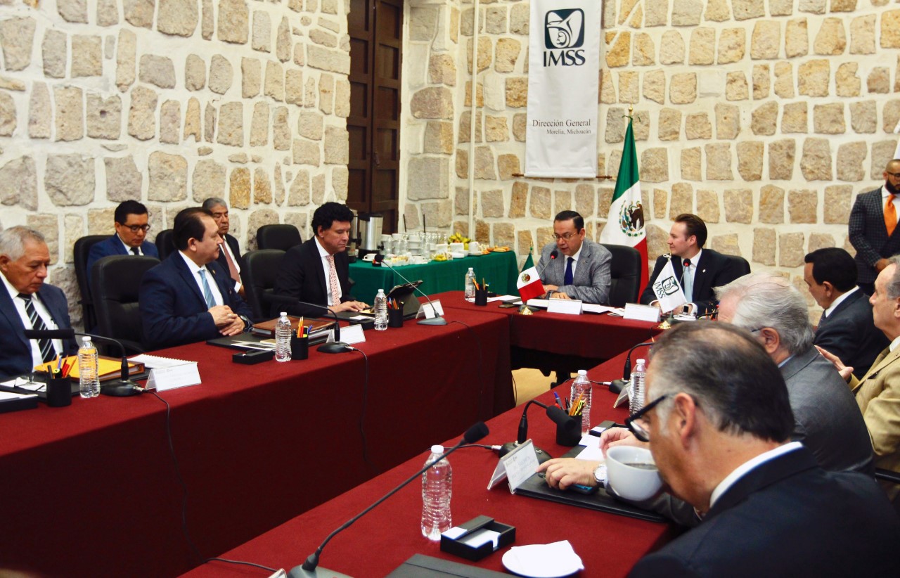 SESIONA POR PRIMERA VEZ EN MICHOACÁN EL CONSEJO TÉCNICO  DEL INSTITUTO MEXICANO DEL SEGURO SOCIAL