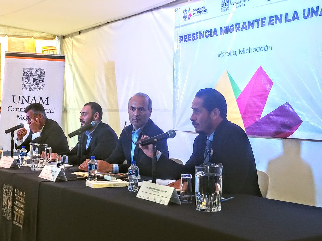 En conversatorio convocado por la UNAM, migrantes reconoce labor del Gobierno de Michoacán en pro de sus familias