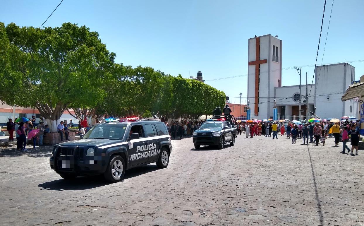 Apoya SSP con labores preventivas, en actividades de la Semana Mayor