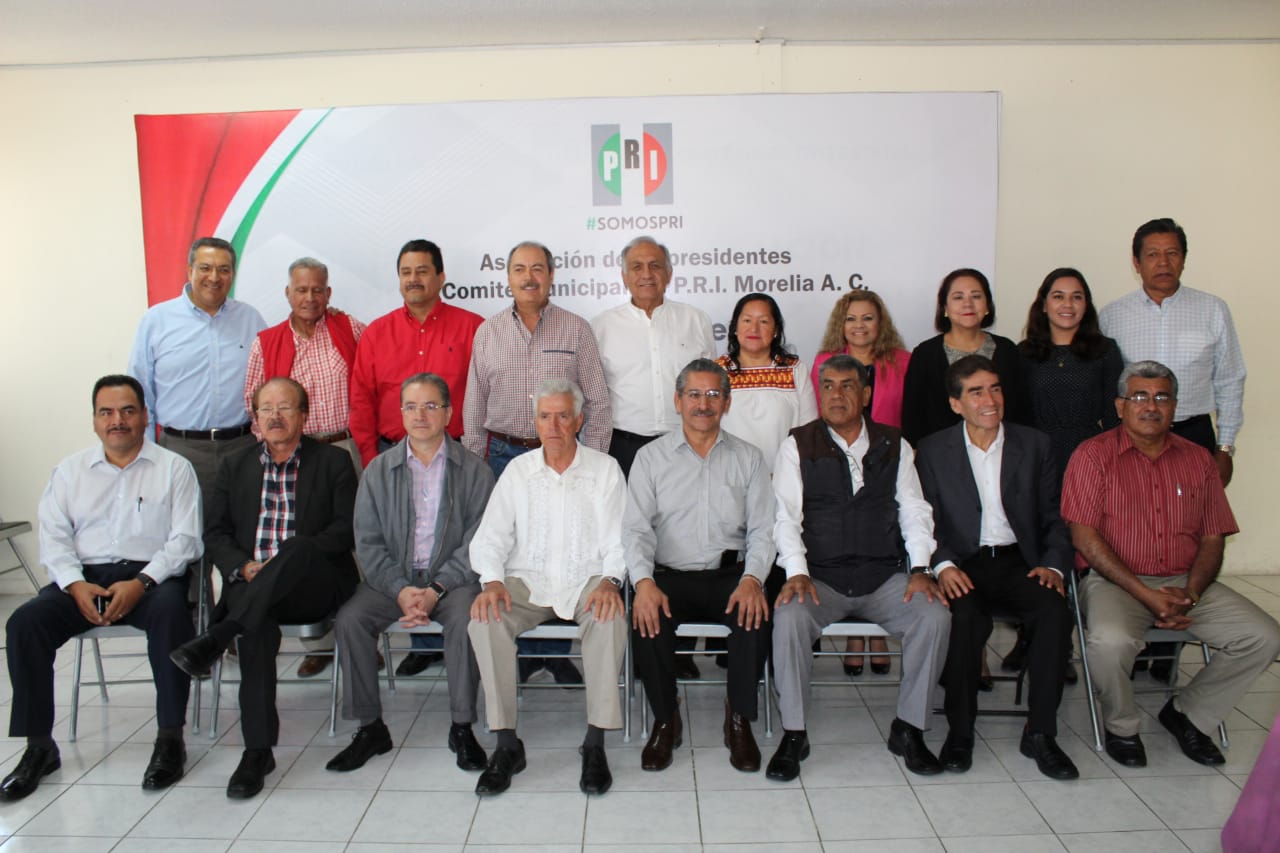 Crean asociación de ex presidentes del CM del PRI en Morelia