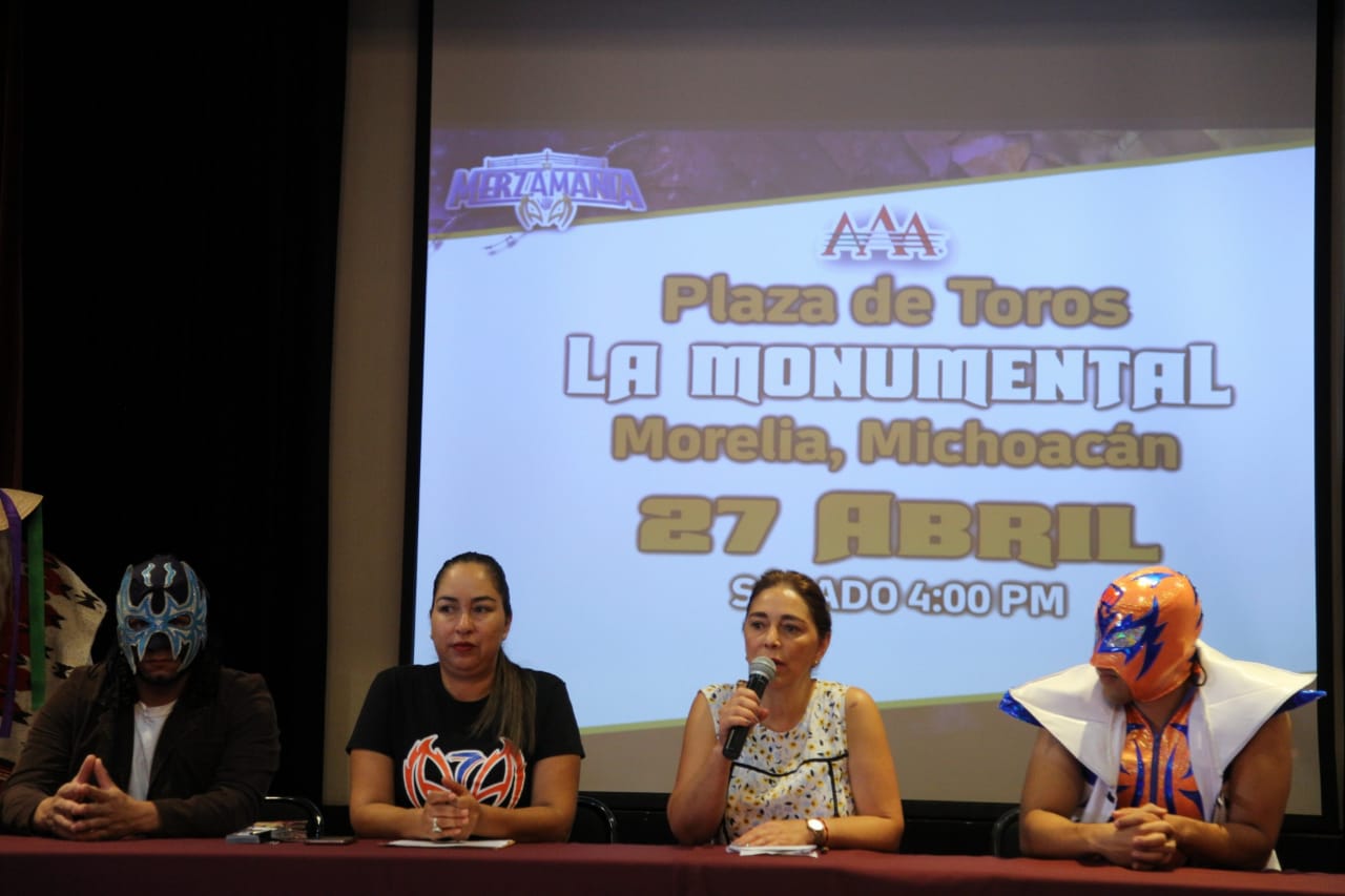 Lucha Libre con causa por el turismo social, en Morelia