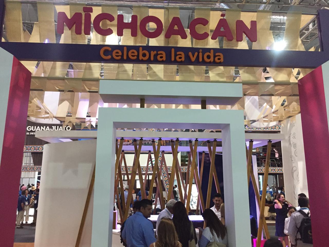 Cautiva Michoacán en el Tianguis Turístico de México 2019
