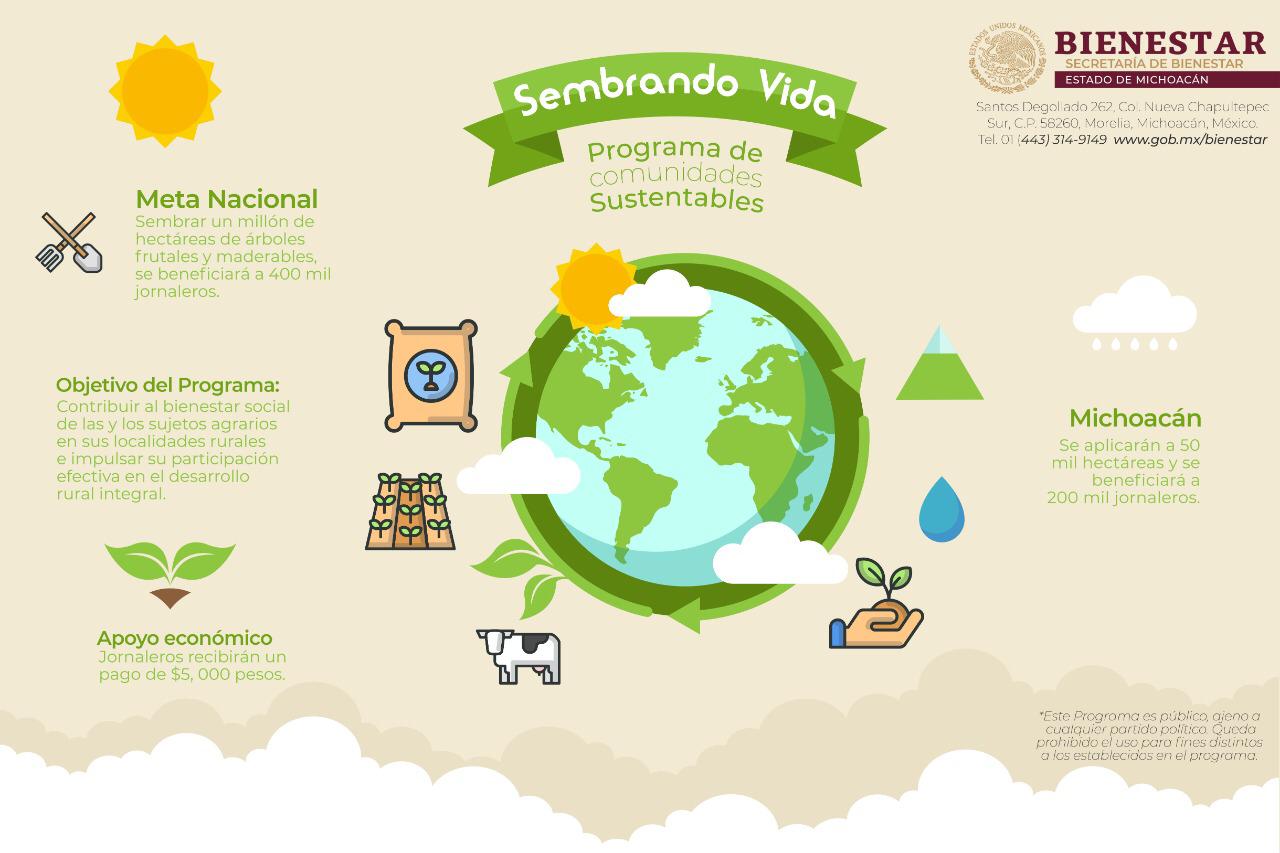 Se implementará el programa Sembrando Vida en Michoacán