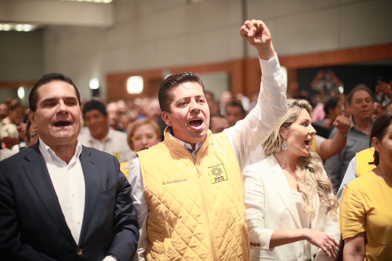 Antonio García convoca a las y los perredistas a construir un país de respeto e igualdades