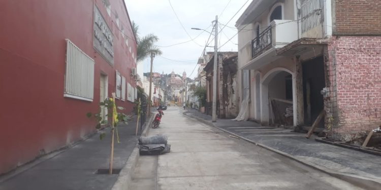 Gobierno de Michoacán, por concluir calle Tepeyac en Sahuayo