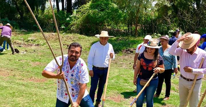 Erik Juárez arranca campaña de reforestación “Sembrando el Futuro” en Angamacutiro