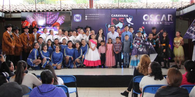 ARRANCA CARAVANA DE LA PAZ DESDE ACUITZIO DEL CANJE