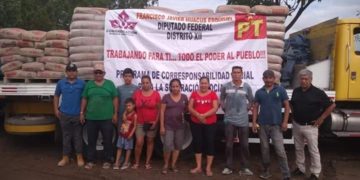 300 familias beneficiadas a través de convenio con Mariana Trinitaria en Apatzingán; Regidora del PT