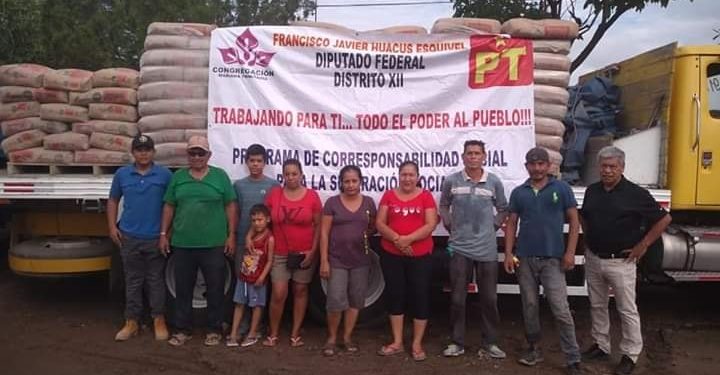 300 familias beneficiadas a través de convenio con Mariana Trinitaria en Apatzingán; Regidora del PT