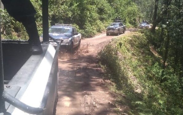 Despliega SSP operativo de vigilancia en Tzitzio