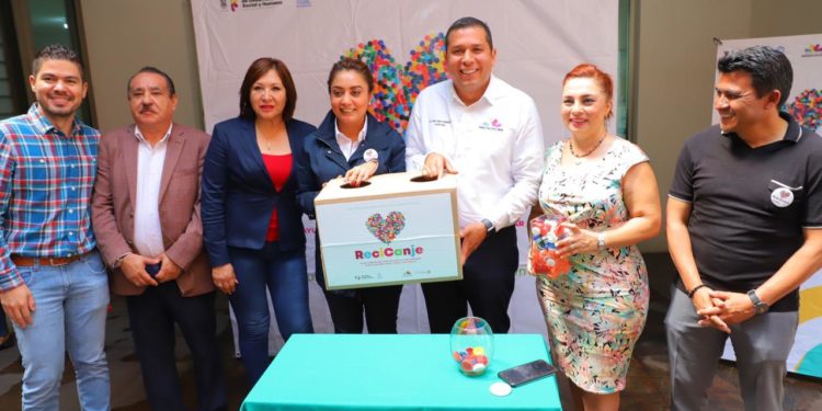 Se suma la CGCS al ReciCanje de Sedesoh, en apoyo a niñas y niños con cáncer