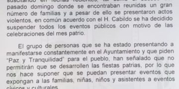Por Seguridad Suspenden actos patrios en Buenavista Tomatlán