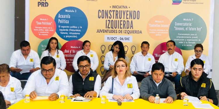 Intensifica PRD, formación política en jóvenes michoacanos