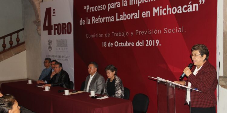 Inauguran 4º Foro Laboral Proceso para la implementación de la Reforma Laboral en Michoacán