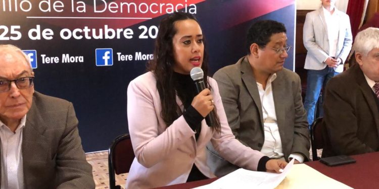 Ocupamos de todos para que haya una democracia real en Michoacán y en México: Tere Mora