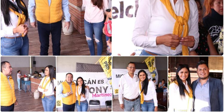 En la Ruta de la Unidad, Araceli Saucedo refrenda compromiso con la militancia del PRD