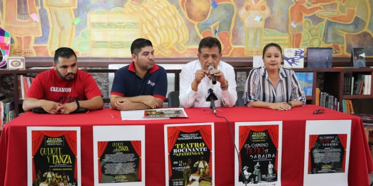 Alcalde de Apatzingán  y “Creamos Juntos” anuncian el “Teatro Rocinante”