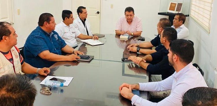 Autoridades de Apatzingán evalúan acciones contra el coronavirus