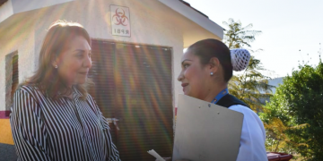 Tras visitar Centros y Unidades de Salud la Diputada Local Cuquita Cabrera reconoce esfuerzo de los trabajadores de éste Sector