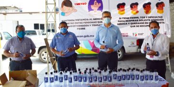 Dona ITSA gel antibacterial a Jurisdicción Sanitaria, Protección Civil Estatal y Cocotra