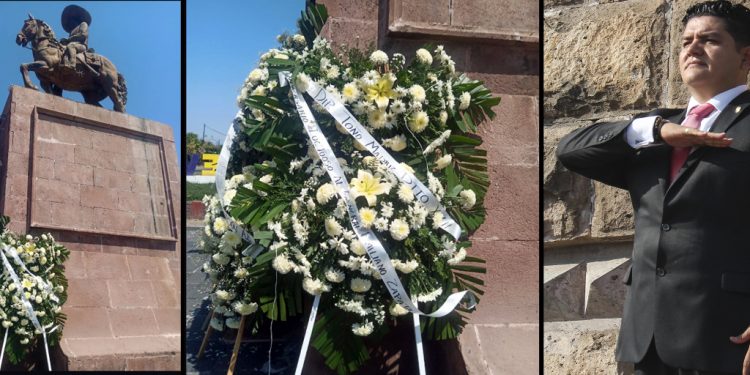 Toño Madriz reconoce la importancia de Emilino Zapata en la Cuarta Transformación de la vida pública de México