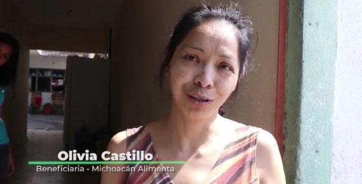 “Gracias a Michoacán Alimenta los que nos quedamos sin trabajo tenemos comida”