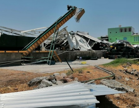 Supervisa Sedrua afectaciones en empaques por tromba