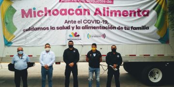 Gobierno de Michoacán con entrega puntual de alimentos en el Valle de Apatzingán
