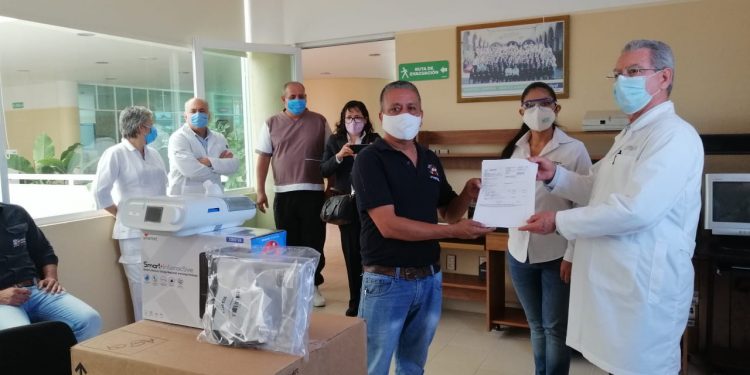 Recibe SSM donación de 30 ventiladores